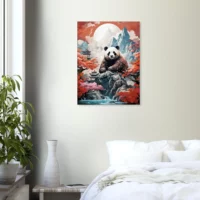Cadre Harmonie Impériale Le Panda Majestueux harmonie impériale le panda majestueux