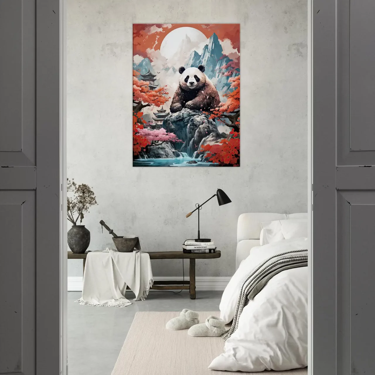 Cadre Harmonie Impériale Le Panda Majestueux harmonie impériale le panda majestueux
