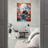 Cadre Harmonie Impériale Le Panda Majestueux harmonie impériale le panda majestueux
