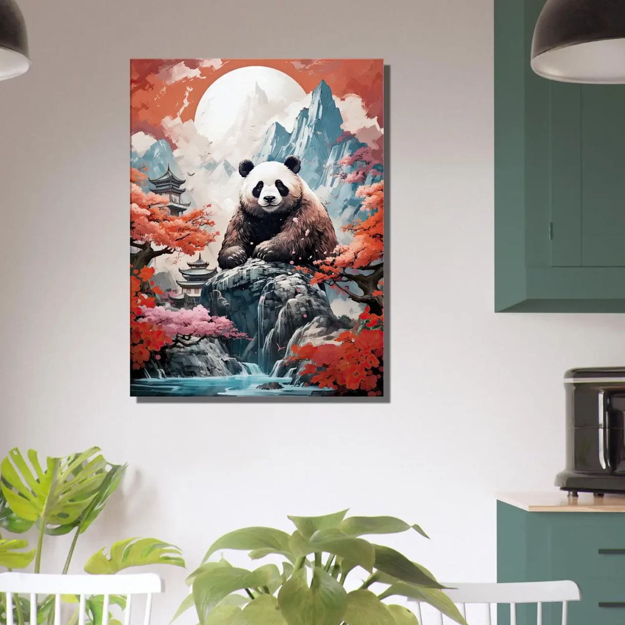 Cadre Harmonie Impériale Le Panda Majestueux harmonie impériale le panda majestueux