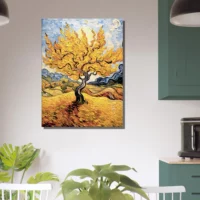 Tableau Réinterprétation Le Murier de Van Gogh réinterprétation le murier de van gogh