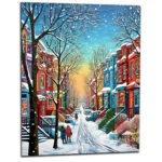 serie hiver montreal peinture 1 série hiver montréal peinture 1