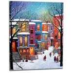 serie hiver montreal peinture 2 série hiver montréal peinture 2
