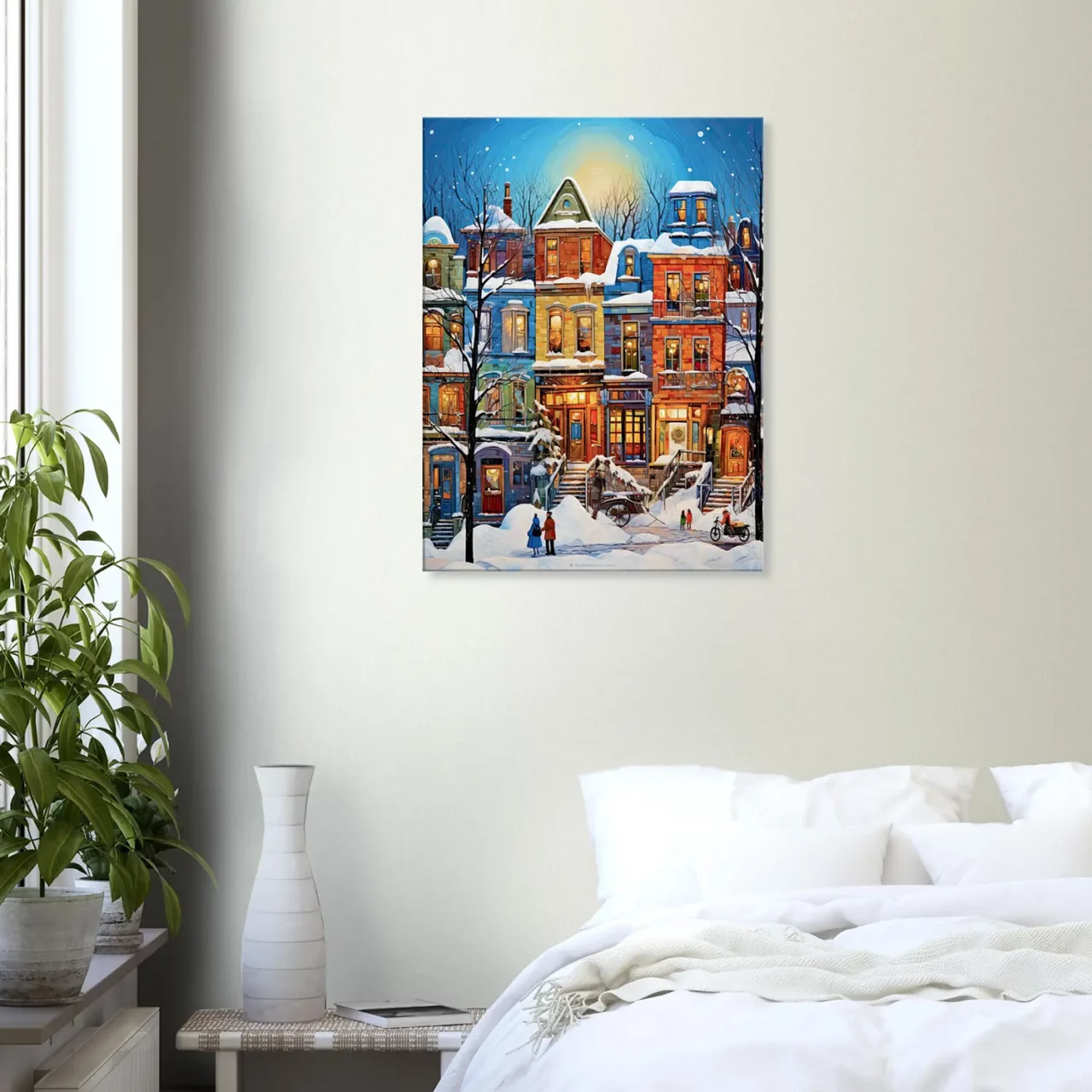 série hiver montréal peinture 3