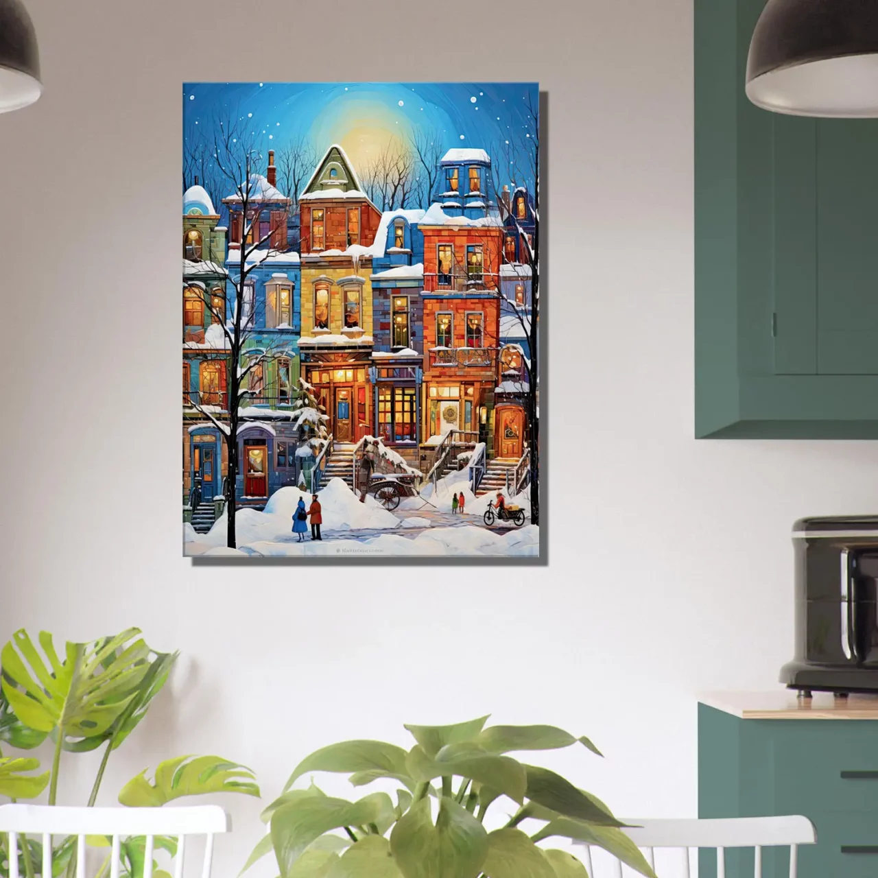 série hiver montréal peinture 3