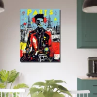 vision artistique moderne de paris par basquiat