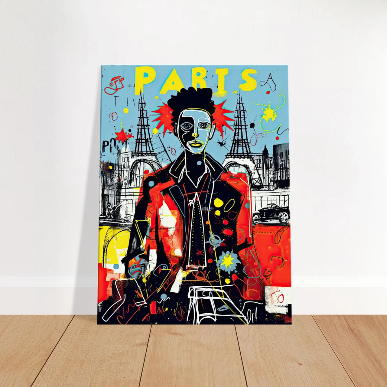 vision artistique moderne de paris par basquiat