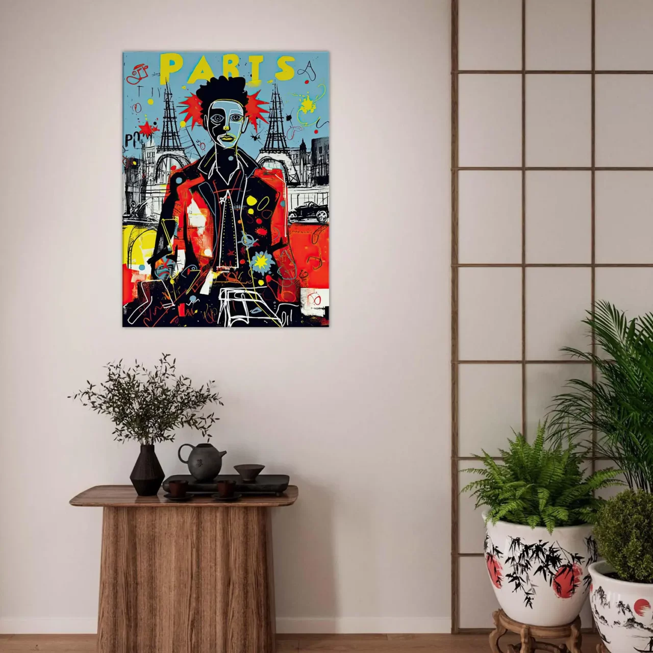 vision artistique moderne de paris par basquiat