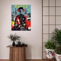 vision artistique moderne de paris par basquiat