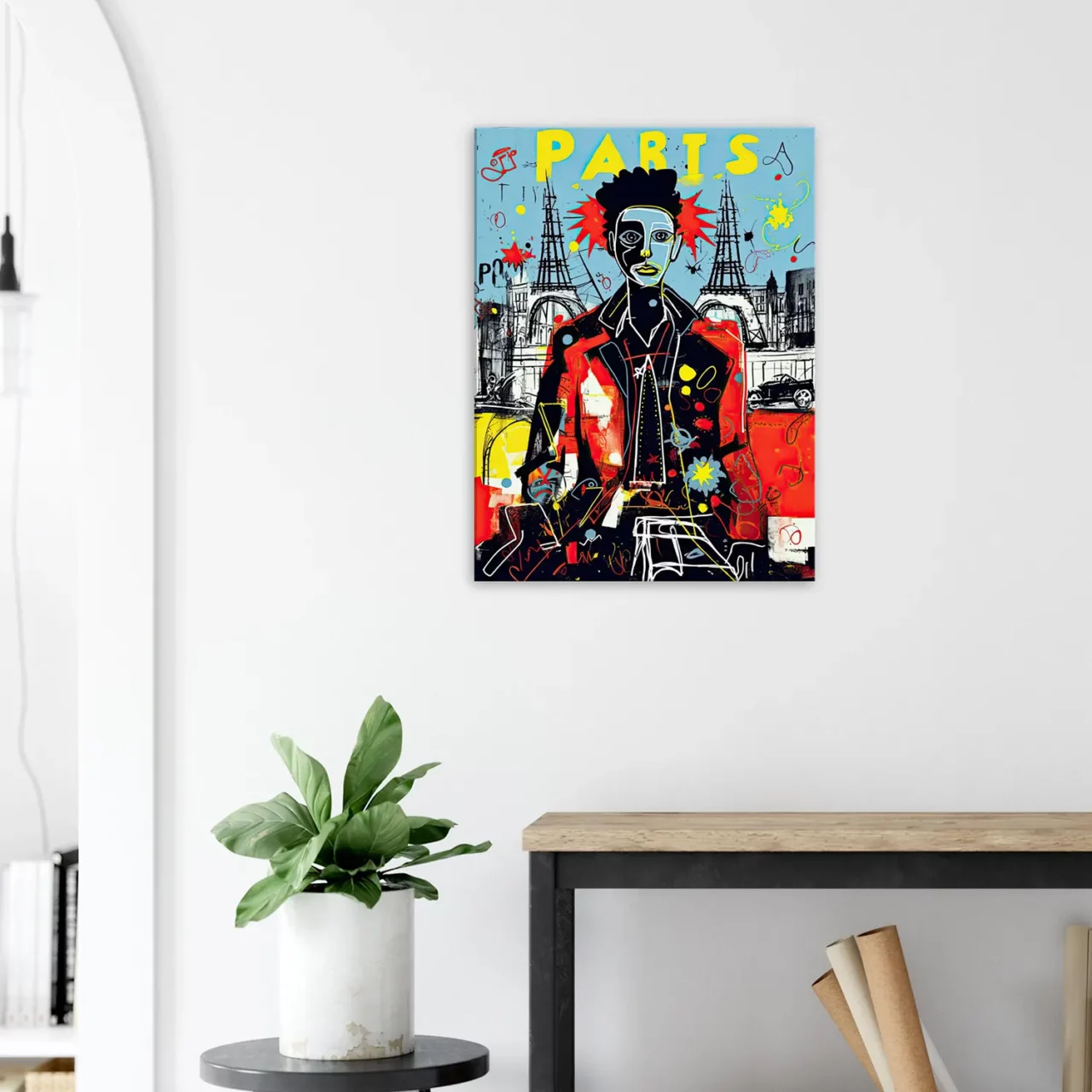 vision artistique moderne de paris par basquiat