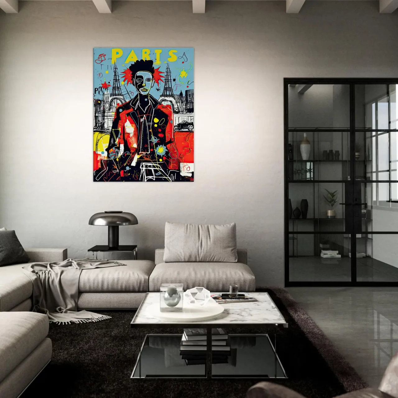 vision artistique moderne de paris par basquiat
