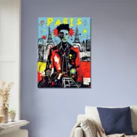 vision artistique moderne de paris par basquiat