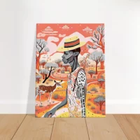 Tableau d’Art Australien pastel et Aborigène art australien pastel et aborigène