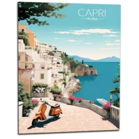 capri style affiche rétro