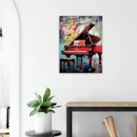 décor piano à queue style george mathieu