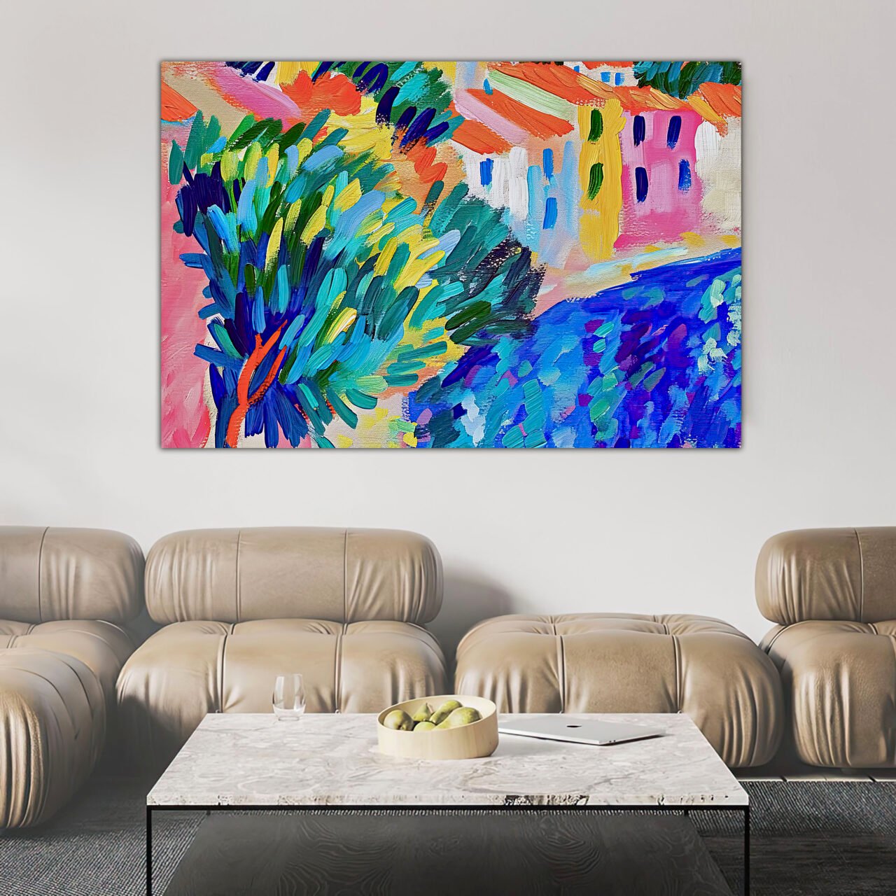 collioure abstrait inspiré de matisse