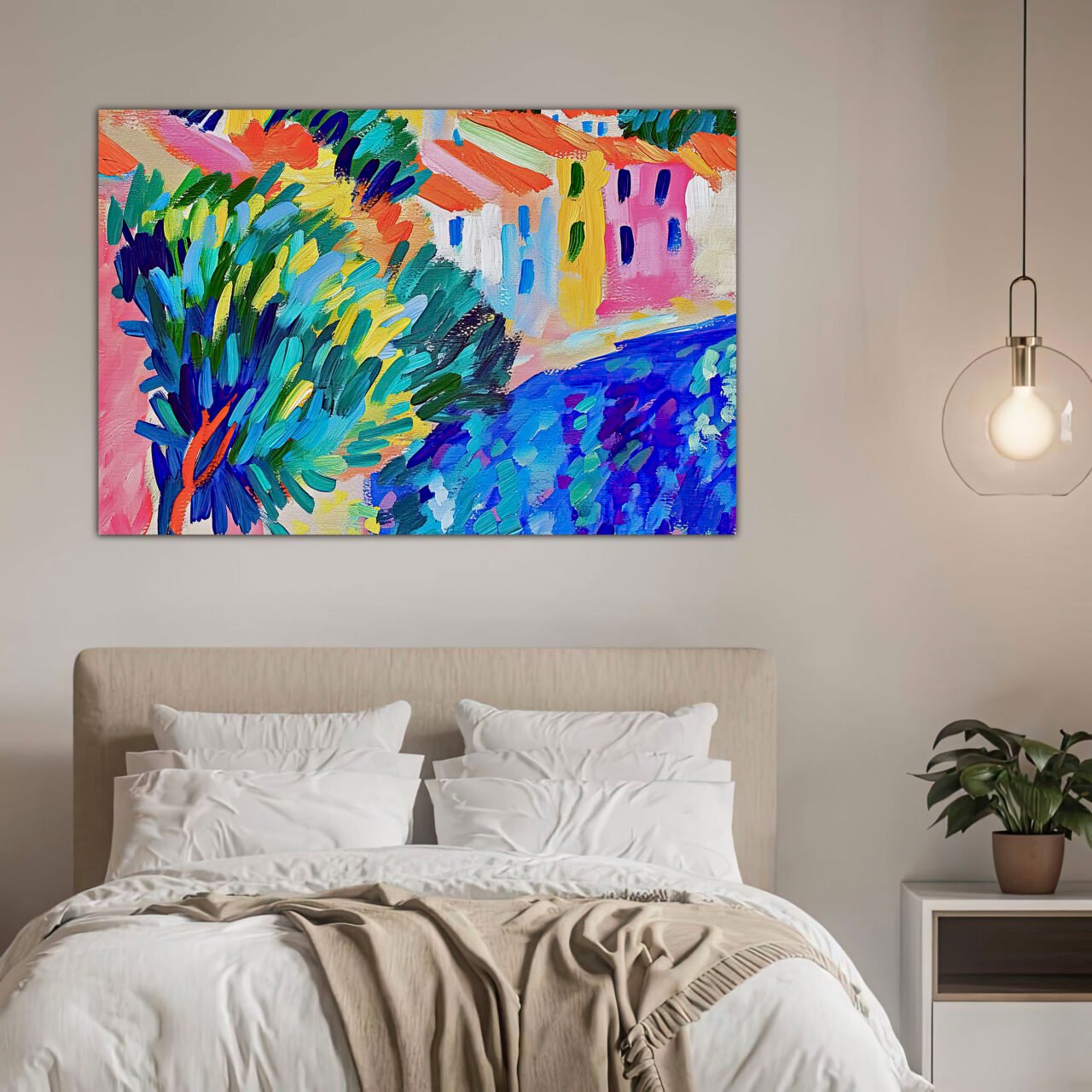 collioure abstrait inspiré de matisse