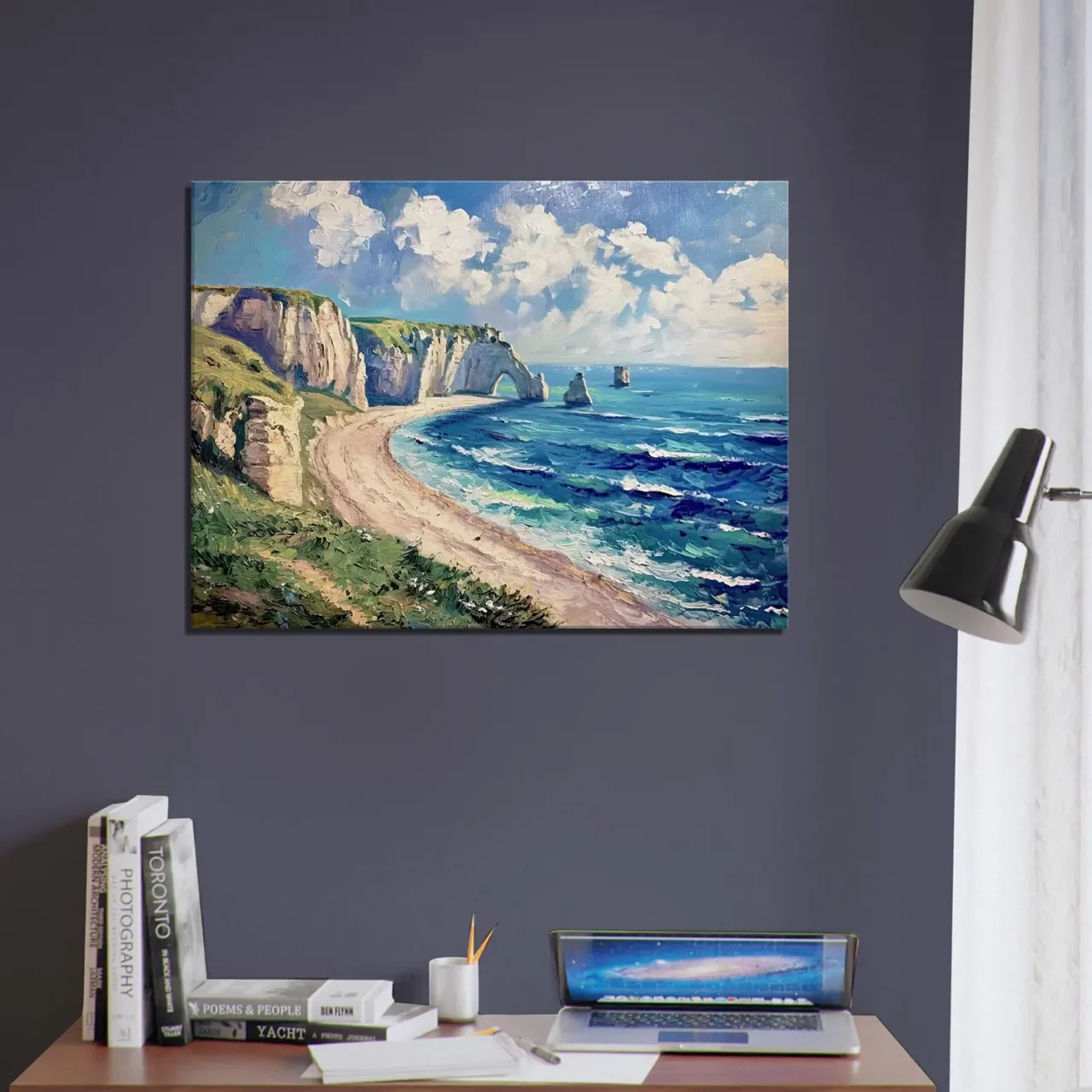 Peinture des Falaises: La Splendeur d’Étretat peinture des falaises: la splendeur d'Étretat