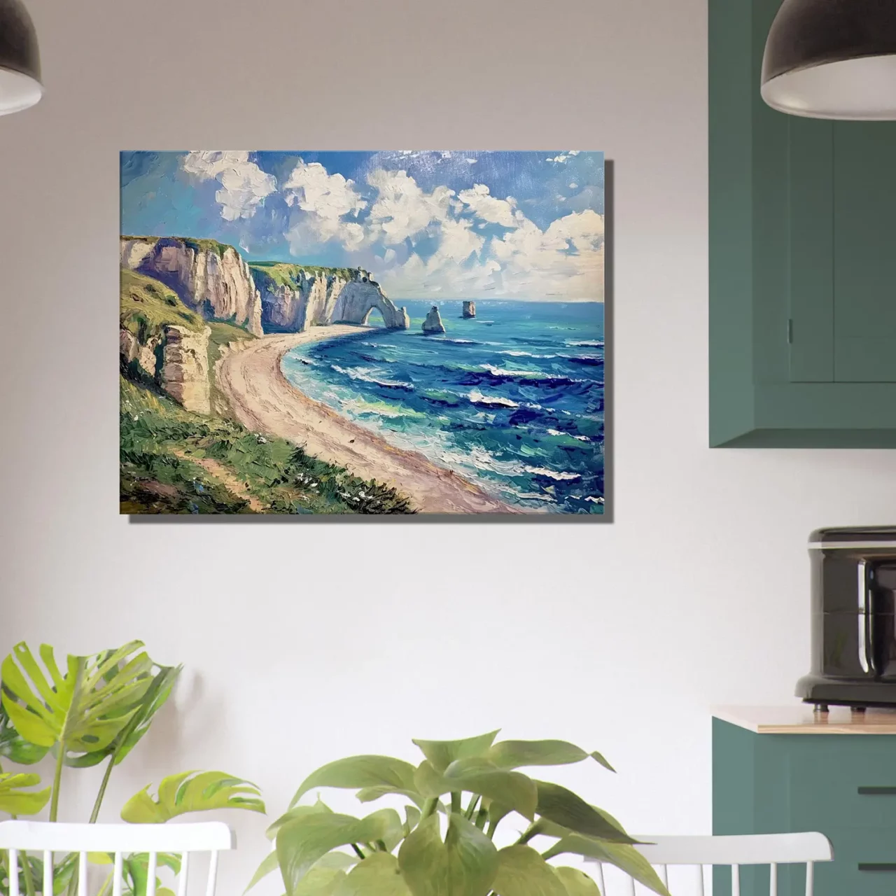 Peinture des Falaises: La Splendeur d’Étretat peinture des falaises: la splendeur d'Étretat