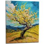 tableau le murier hommage a van gogh