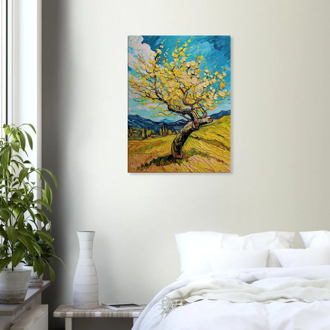 tableau le murier hommage a van gogh