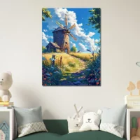 rusticité charmante le moulin et l'Été