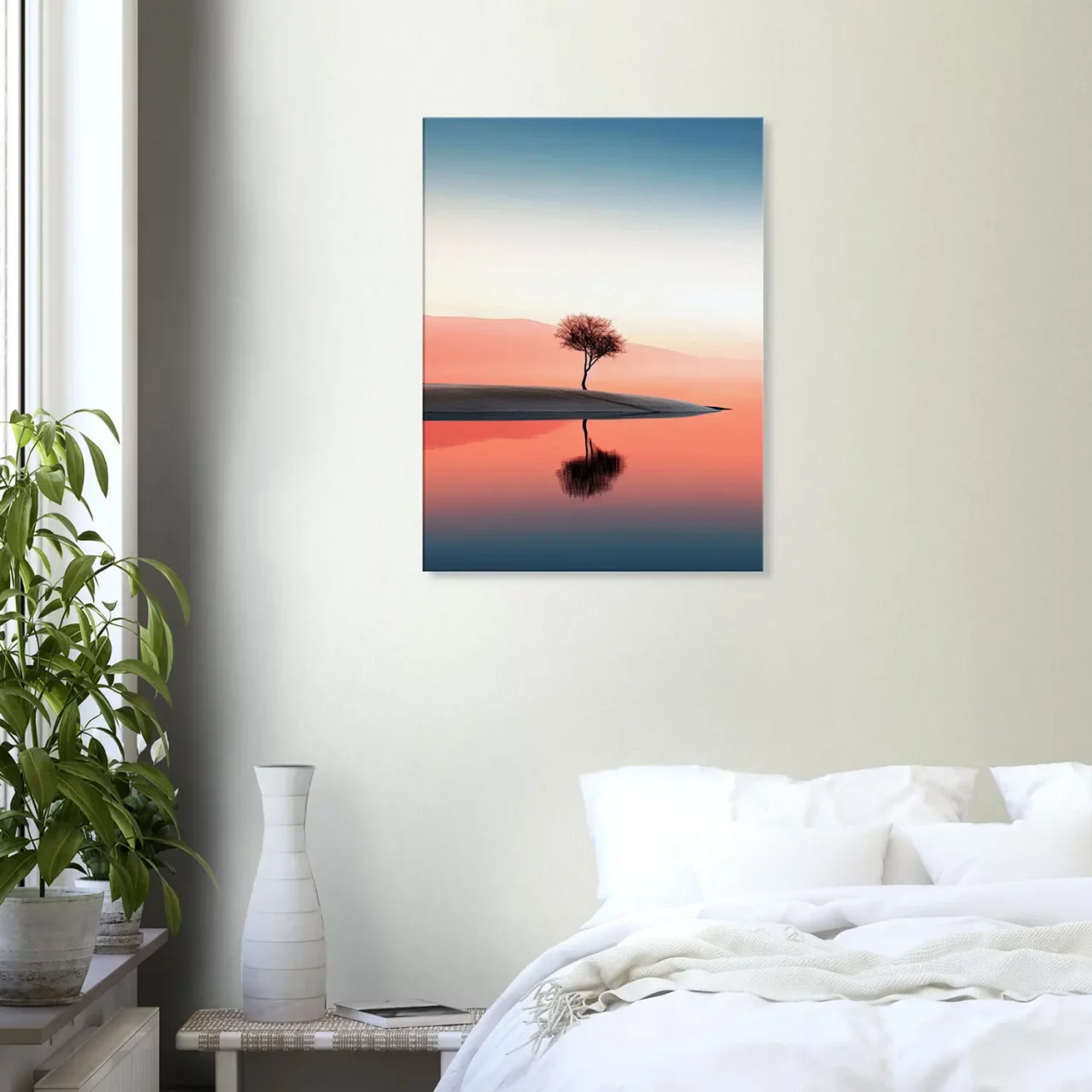 Cadre mural Oasis Rose des sables