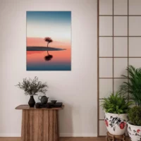 Cadre mural Oasis Rose des sables