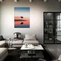 Cadre mural Oasis Rose des sables