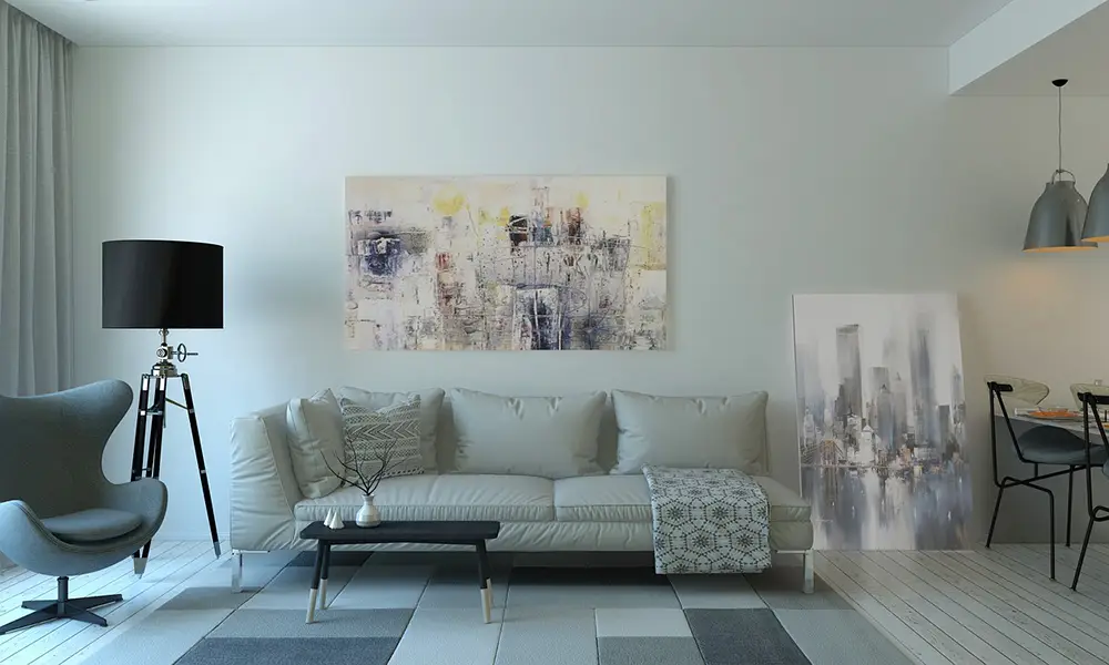 œuvres murales salon