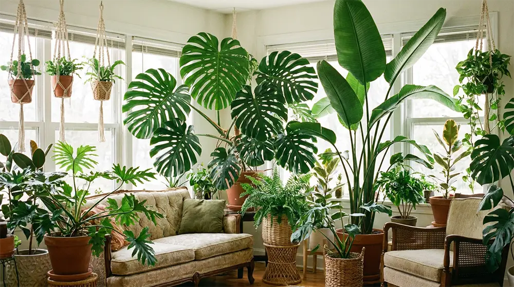 plantes dinterieur Collection de plantes tropicales d'intérieur
