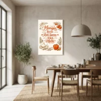 Toile Mangia Bene Ridi Spesso Ama Molto - Sagesse Italienne et Art de Vivre - mise en scène 6