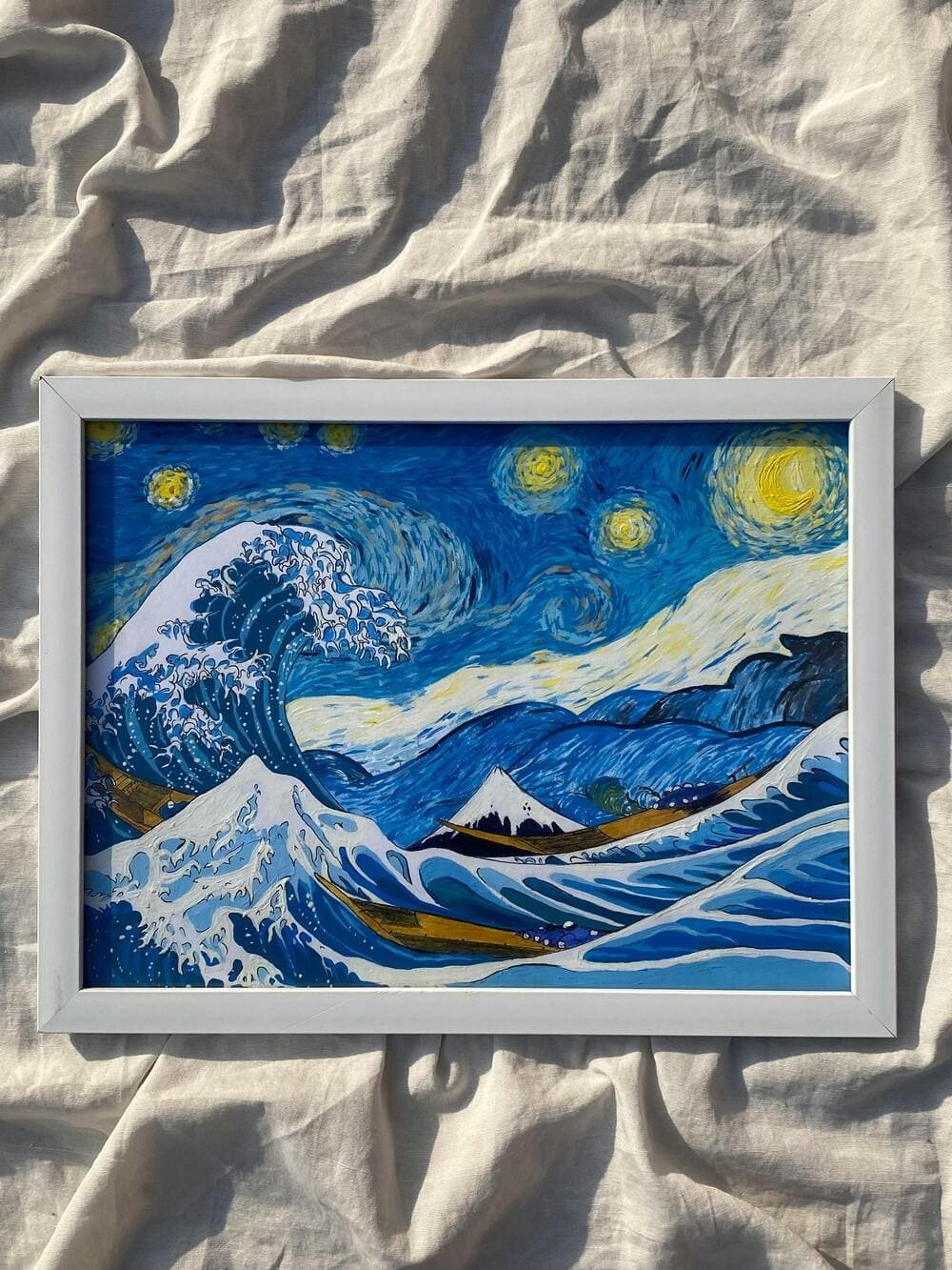 Tableau vague japonaise : apporter une touche zen et artistique à son mur